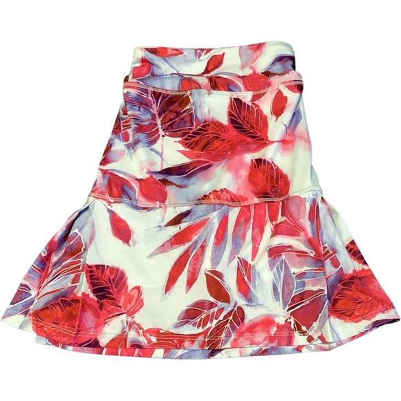 Reel Legends Women's  Athletic Floral Skirt Activewear Pull On Skort Size PLarge - Picture 10 of 12